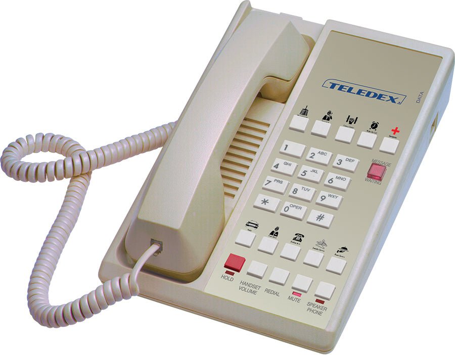 Teledex Diamond+S - 10 Analog Phone Ash DIA65339 DIA65339 - The Telecom Spot