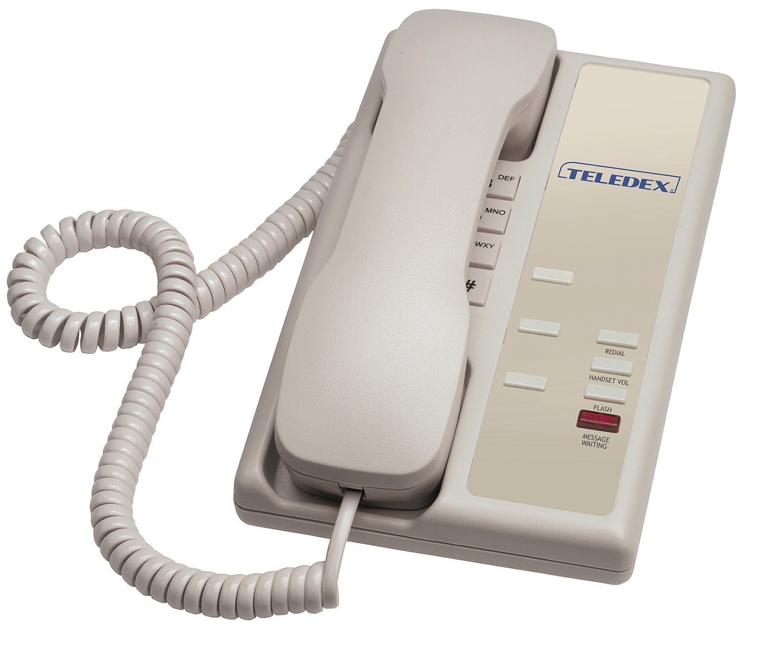 Teledex Nugget 3 Analog Phone Ash NUG31739 NUG31739 - The Telecom Spot