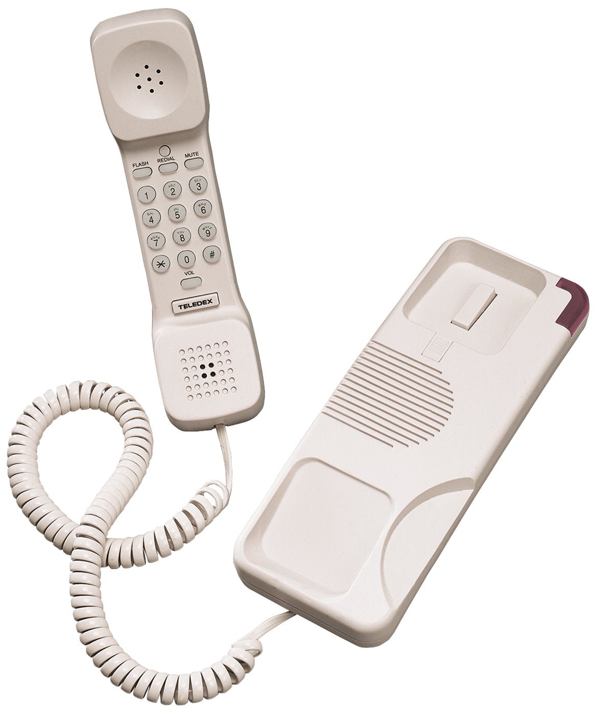 Teledex Opal Trimline 1 Analog Phone Ash OPL69019 OPL69019 - The Telecom Spot