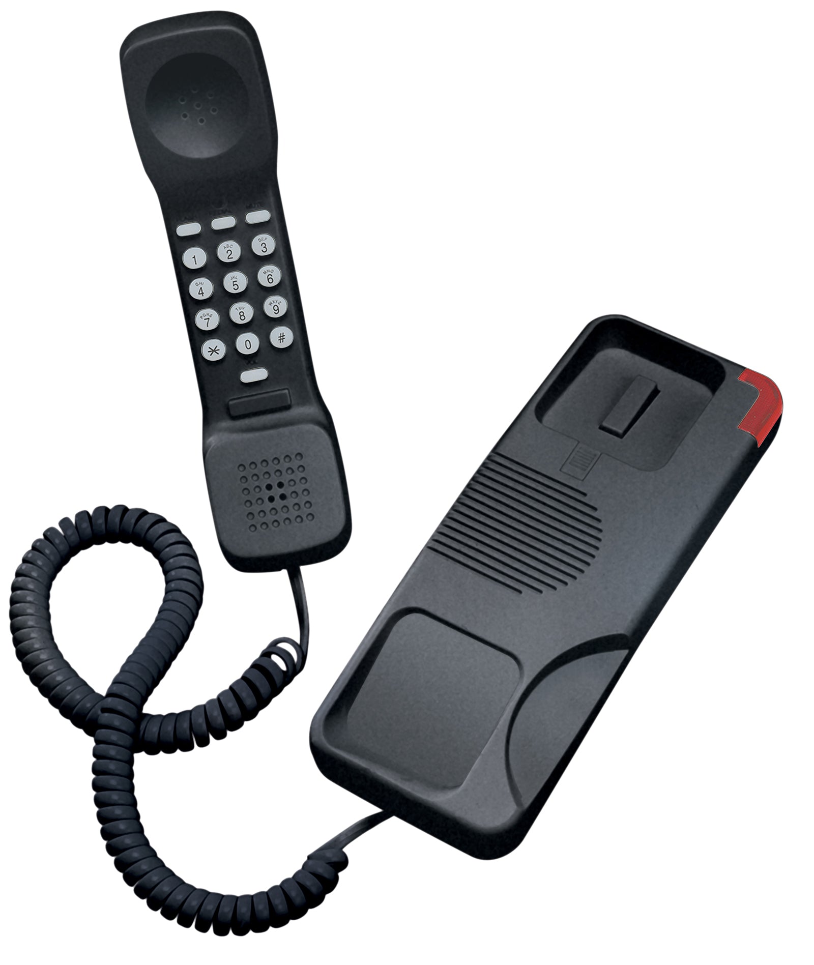 Teledex Opal Trimline 1 Analog Phone Black OPL691191 OPL691191 - The Telecom Spot