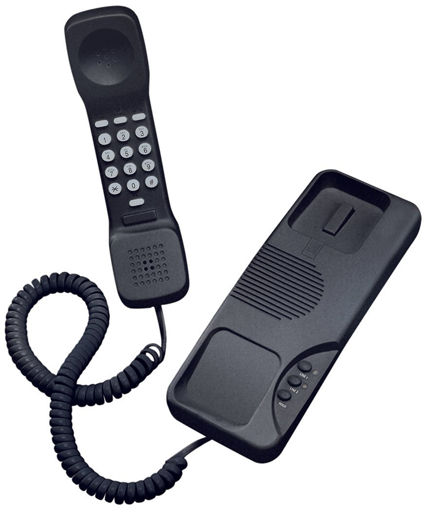 Teledex Opal Trimline 2 Analog Phone Black OPL690591 OPL690591 - The Telecom Spot