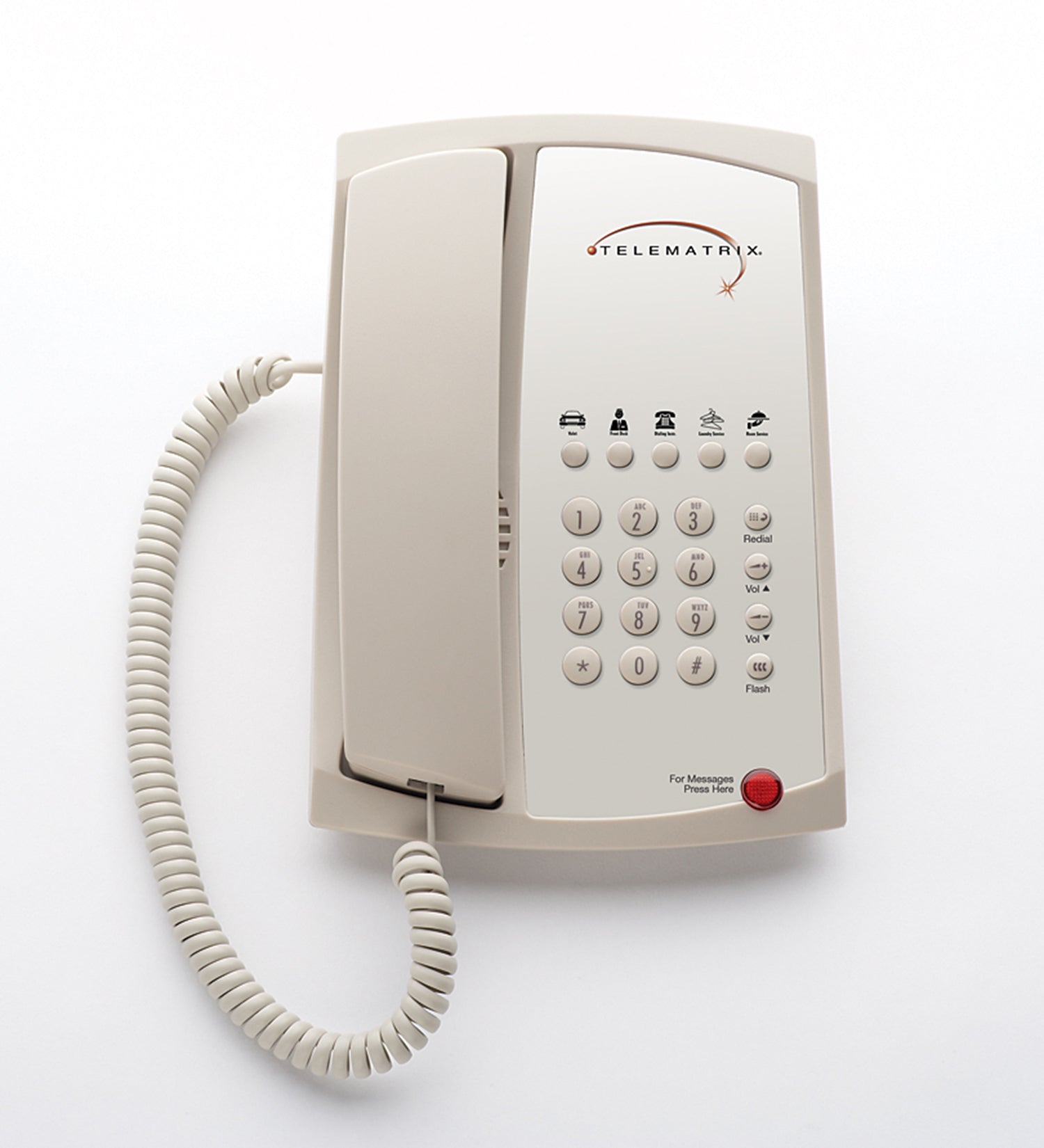 TeleMatrix 3100MW5 Analog Phone Ash 31139 31139 - The Telecom Spot
