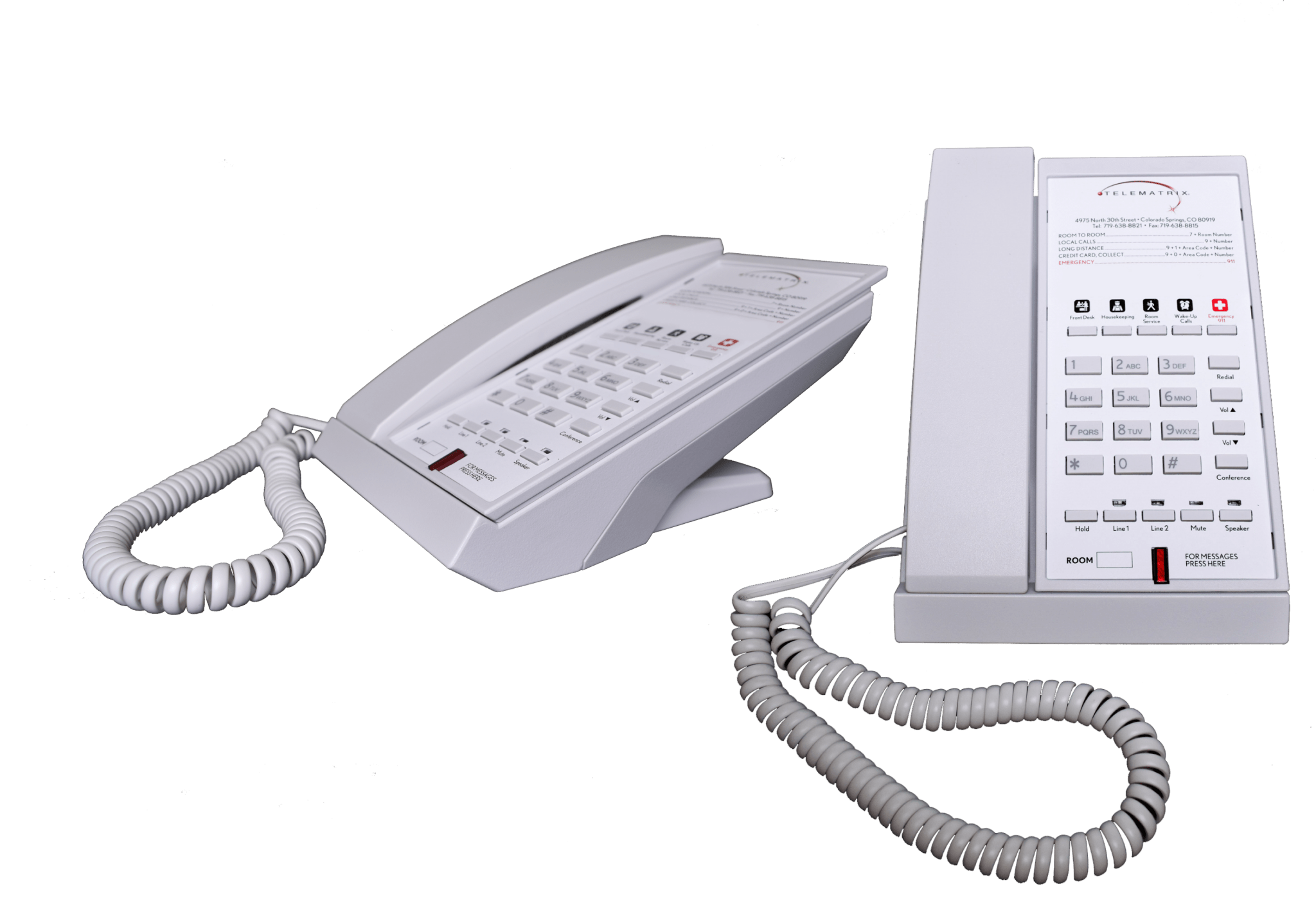 TeleMatrix 3502IPMWD5 VoIP Hybrid Corded Gray 35V520S5D3HB 35V520S5D3HB - The Telecom Spot