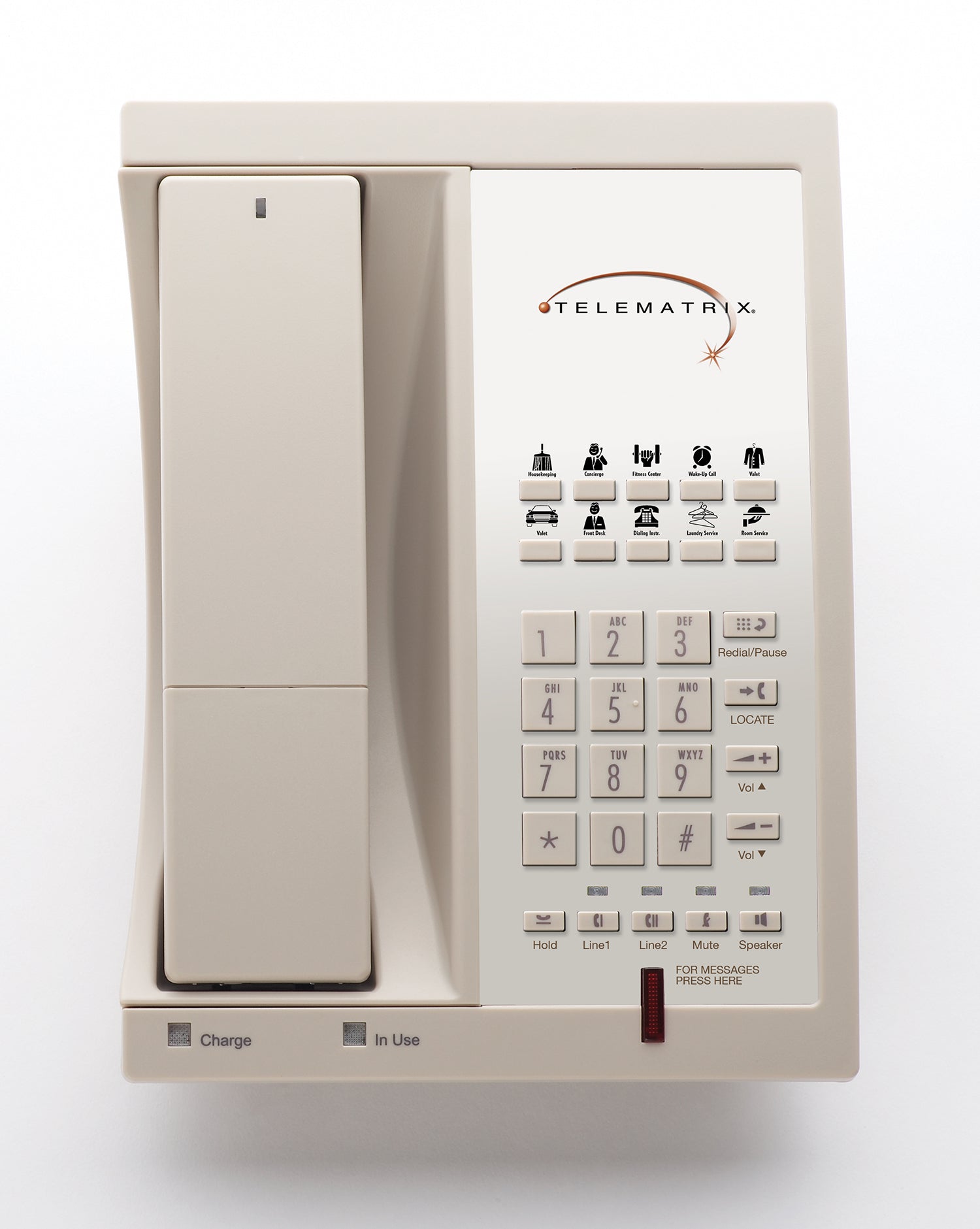 TeleMatrix 9602IPMWD VoIP Cordless Phone Ash 96V22319S10D3 96V22319S10D3 - The Telecom Spot
