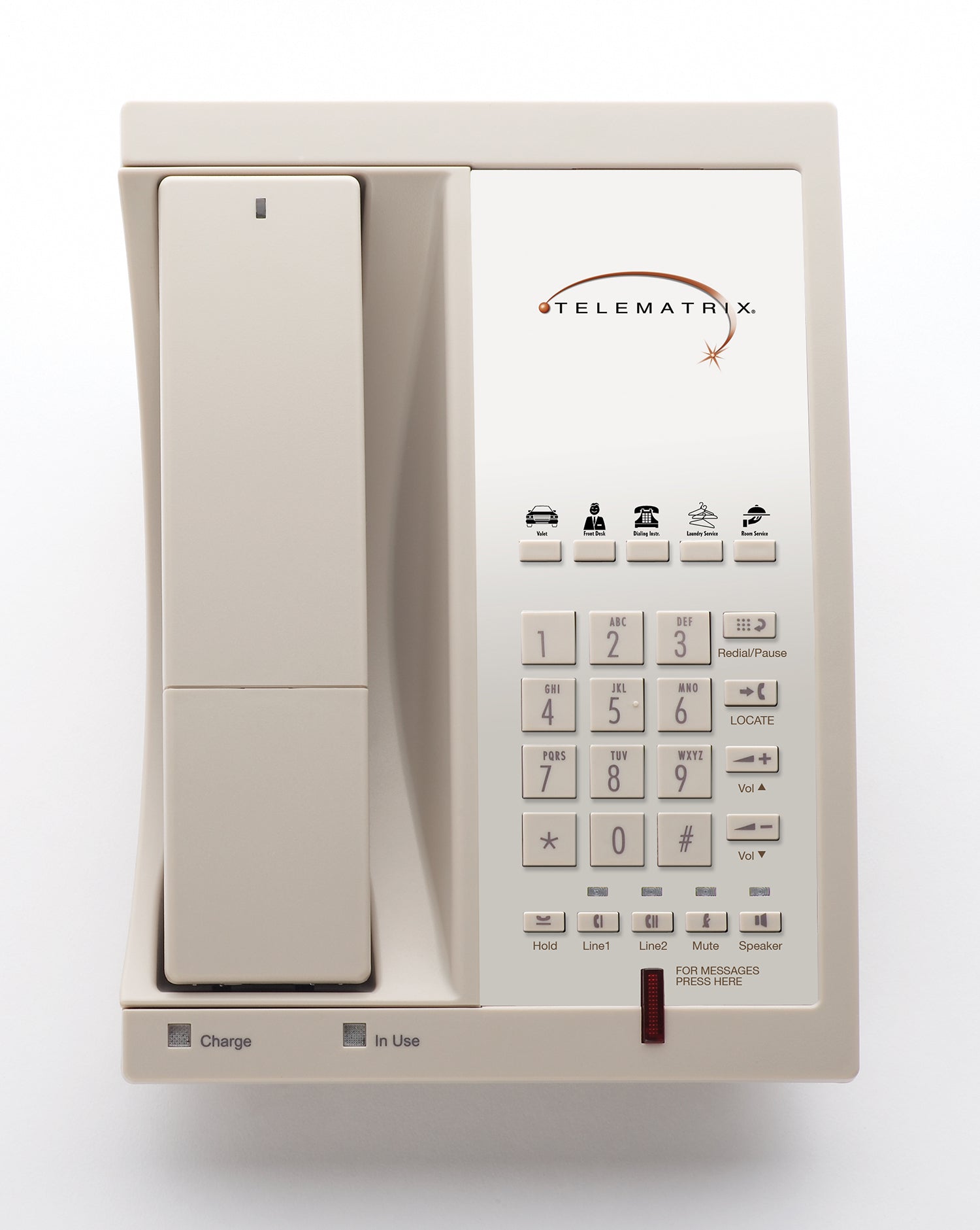 TeleMatrix 9602IPMWD5  VoIP Cordless Phone Ash 96V22319S5D3 96V22319S5D3 - The Telecom Spot