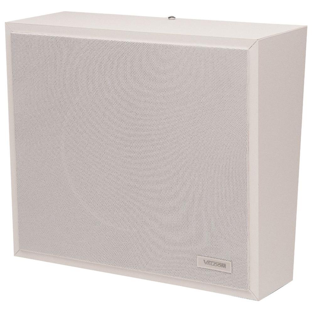 VALCOM 1Watt 1Way Wall Speaker - White V-1016-W - The Telecom Spot