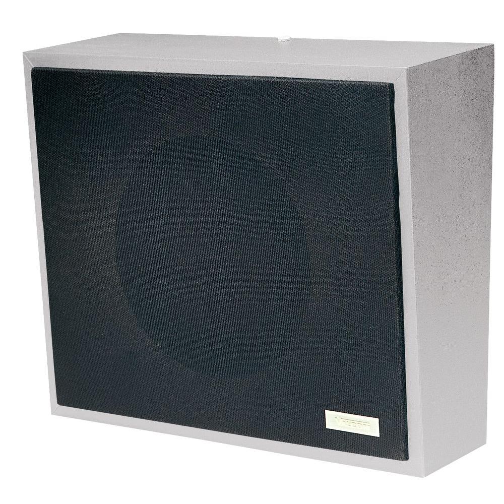 VALCOM 8in Amplified Wall Speaker- Metal- Black V-1052C - The Telecom Spot