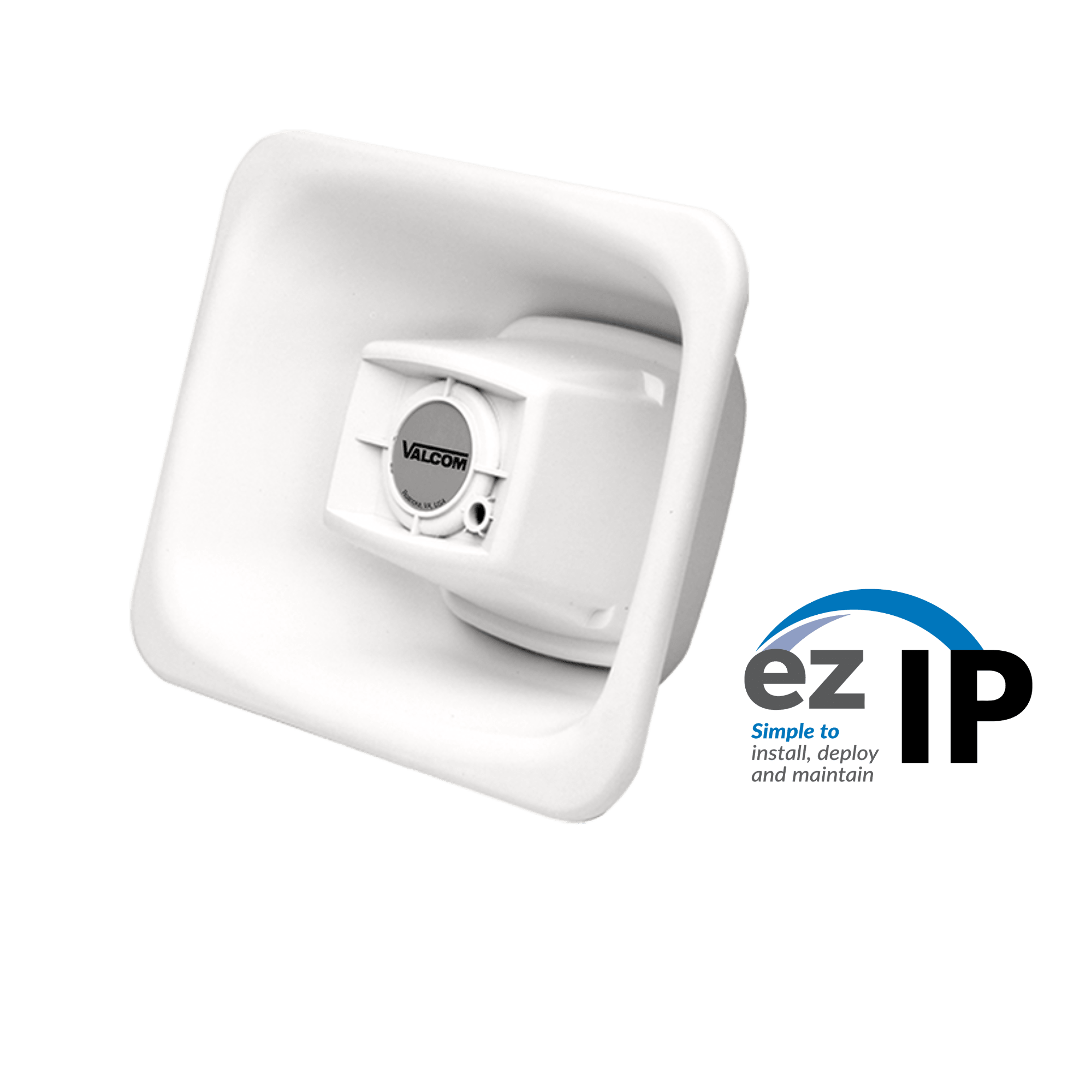 Valcom EZ - HRF - W ezIP 3 - Watt FlexHorn IP Voice Paging Horn - White EZ-HRF-W - The Telecom Spot