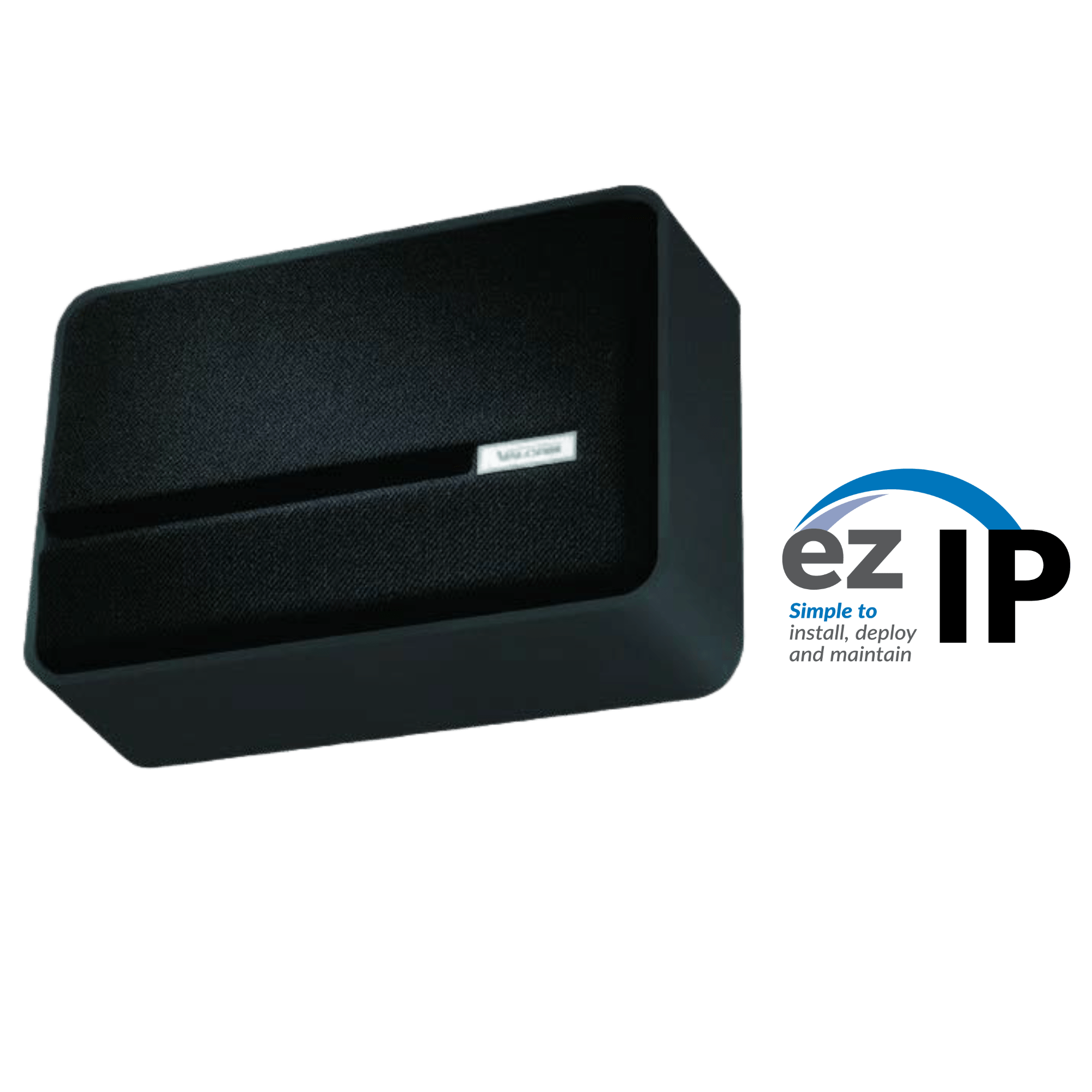 Valcom EZ - SPWSL - BK ezIP Slimline Wall Speaker - Black EZ-SPWSL-BK - The Telecom Spot