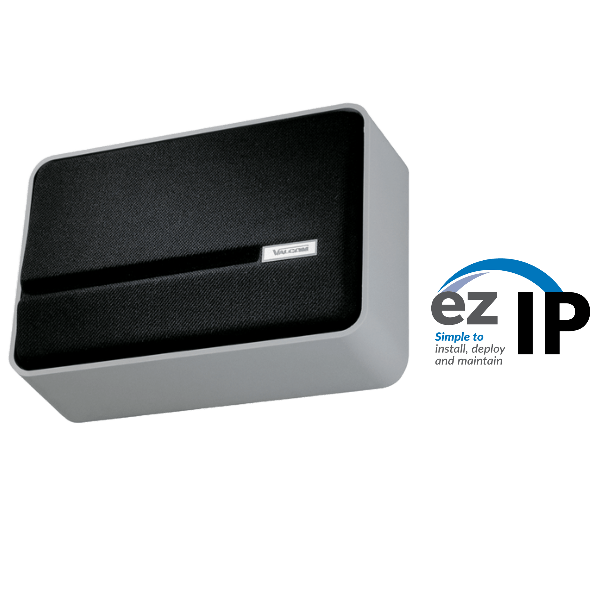 Valcom EZ - SPWSL - GY ezIP Slimline Wall Speaker - Gray EZ-SPWSL-GY - The Telecom Spot