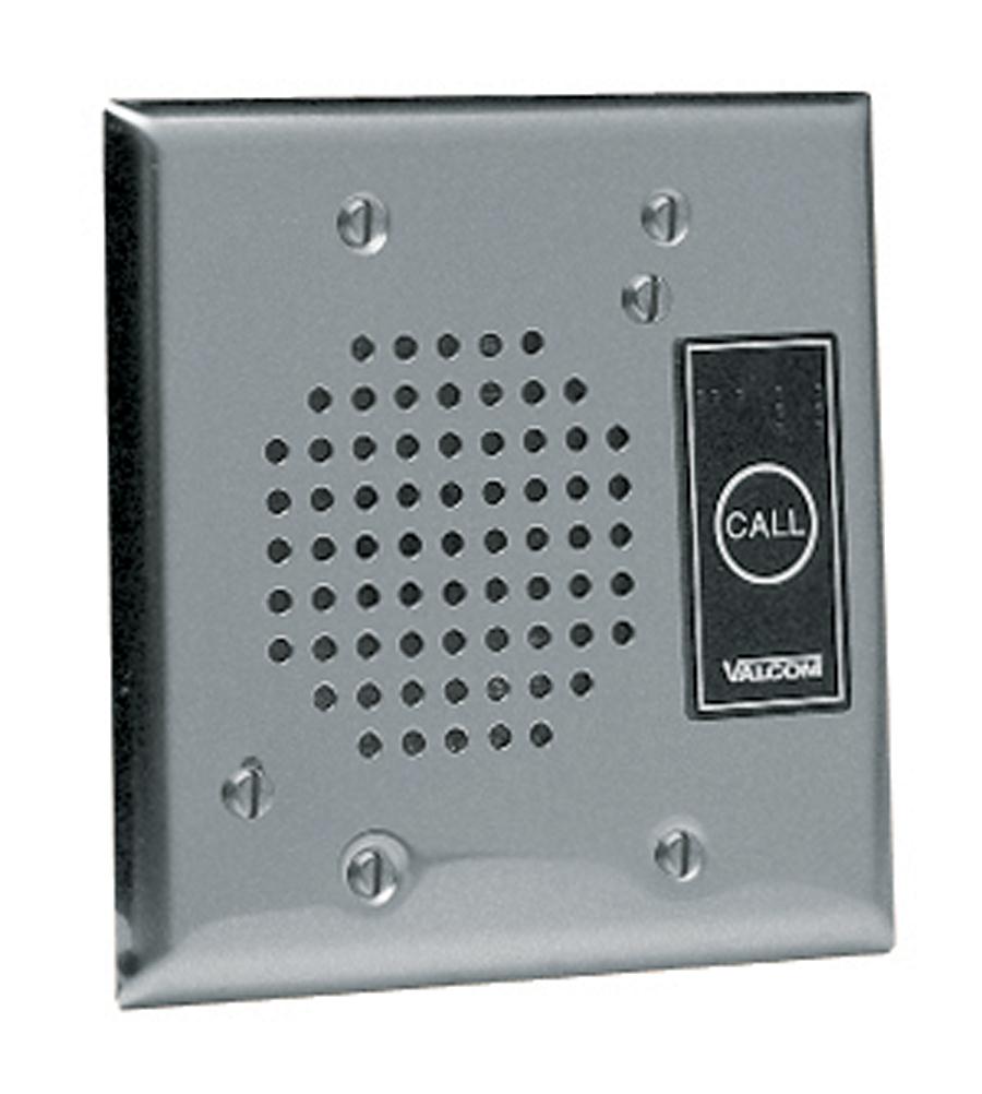VALCOM Talkback Doorplate Speaker - Stnless Stl V-1072A-ST - The Telecom Spot