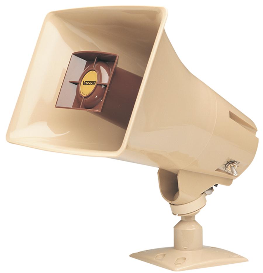 Valcom V-1030C 5 Watt Paging Horn (Beige) V-1030C - The Telecom Spot