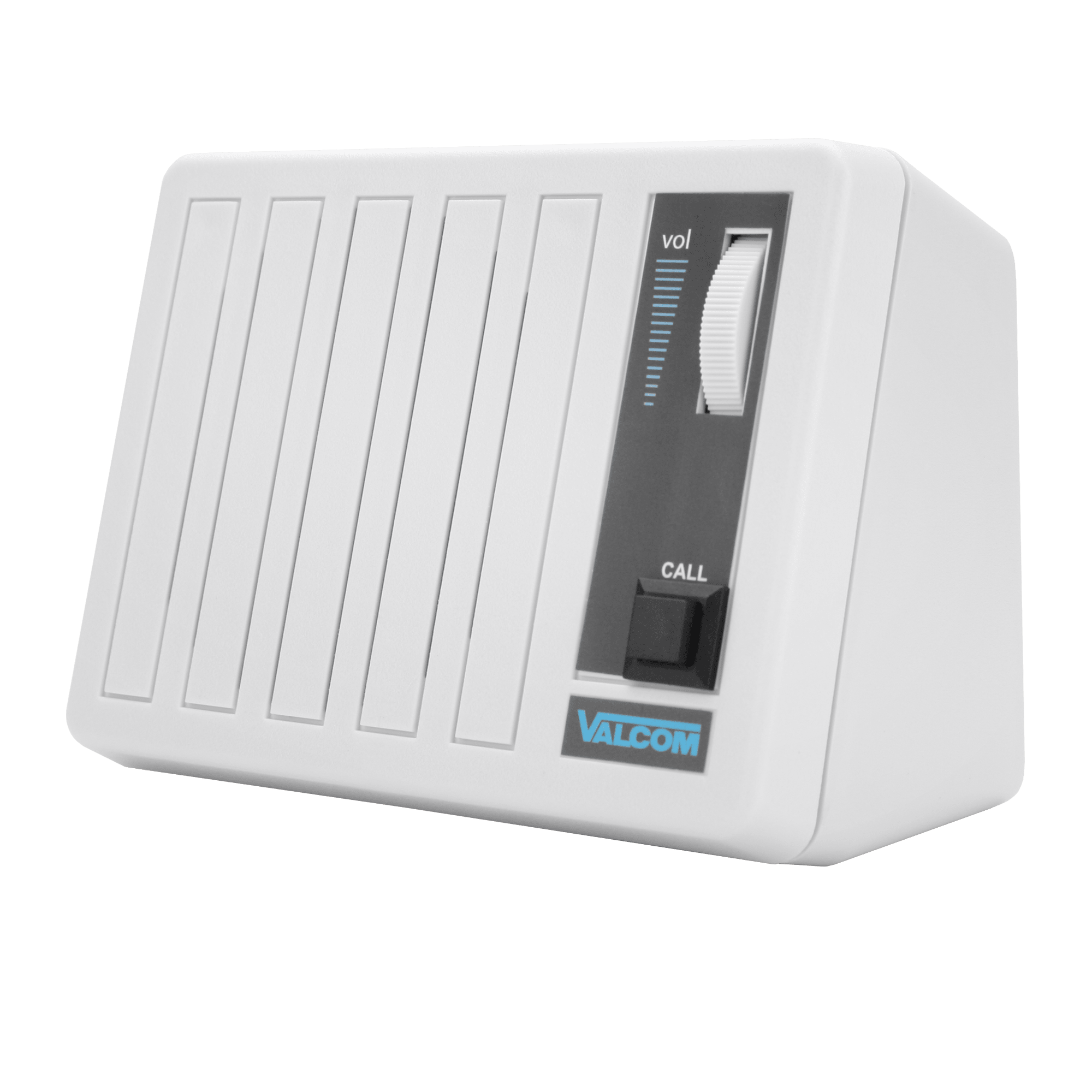 Valcom V - 764 - W Push Button Desk Top/Wall Skr W/ Vol. Control - White V-764-W - The Telecom Spot
