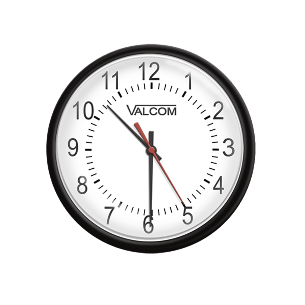 Valcom V - AW12BLP 12in. Wireless Clock V-AW12BLP - The Telecom Spot