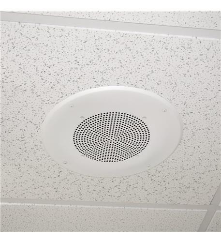 Valcom V - C806PK (Priced Individually) Multipath 8in. Talkback Ceiling Speaker w/ Taps V-C806PK - The Telecom Spot