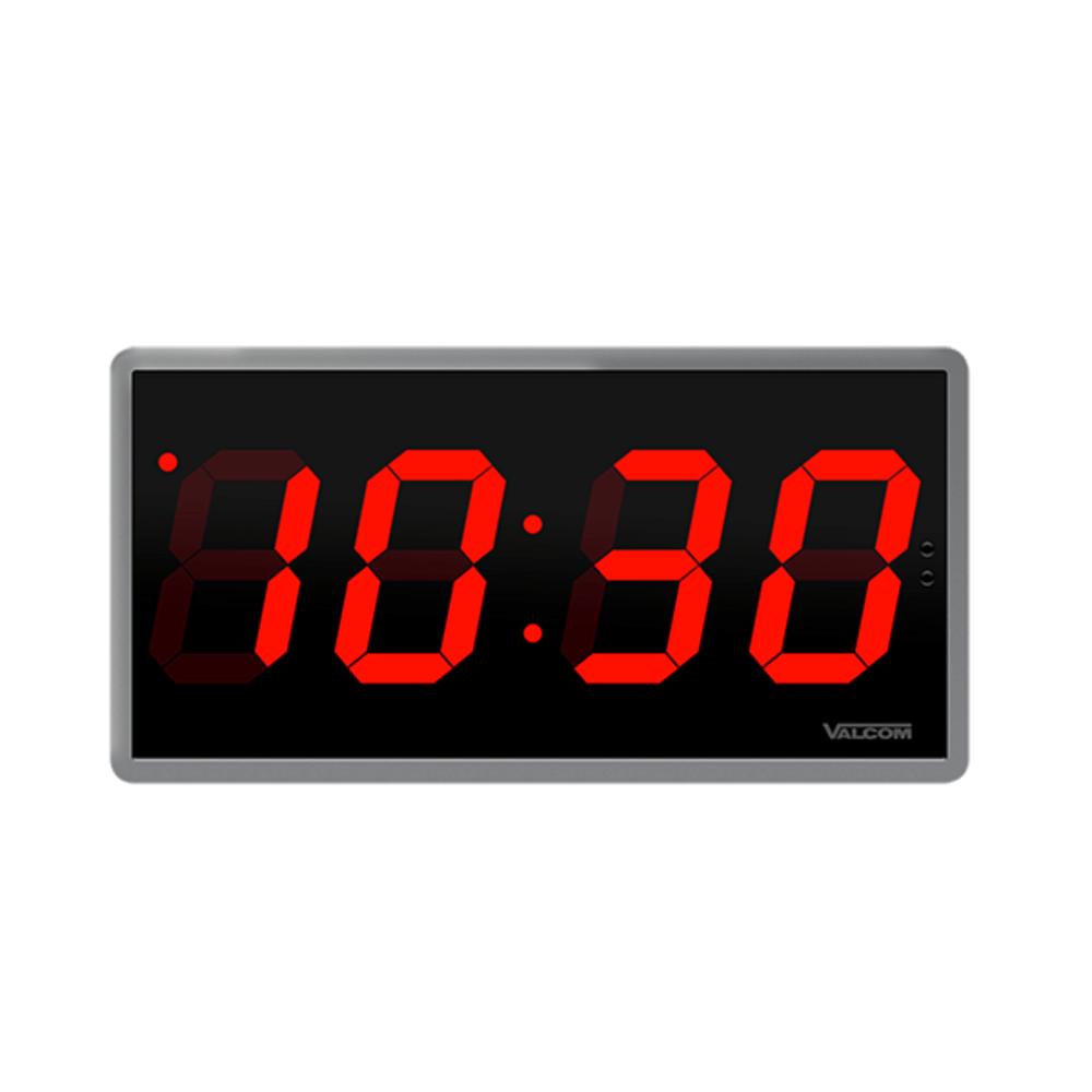 Valcom V-D2440B 4.0-Inch Synchronized Digital Clock