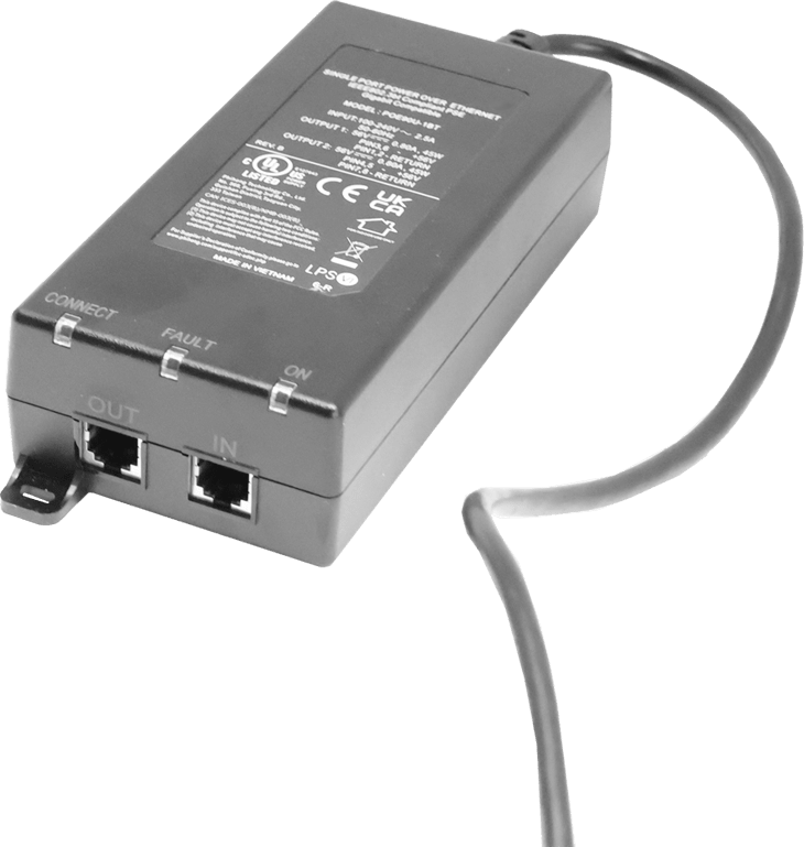 VALCOM V - PI90 90W POE Injector 802.3BT Type 4 V-PI90 - The Telecom Spot