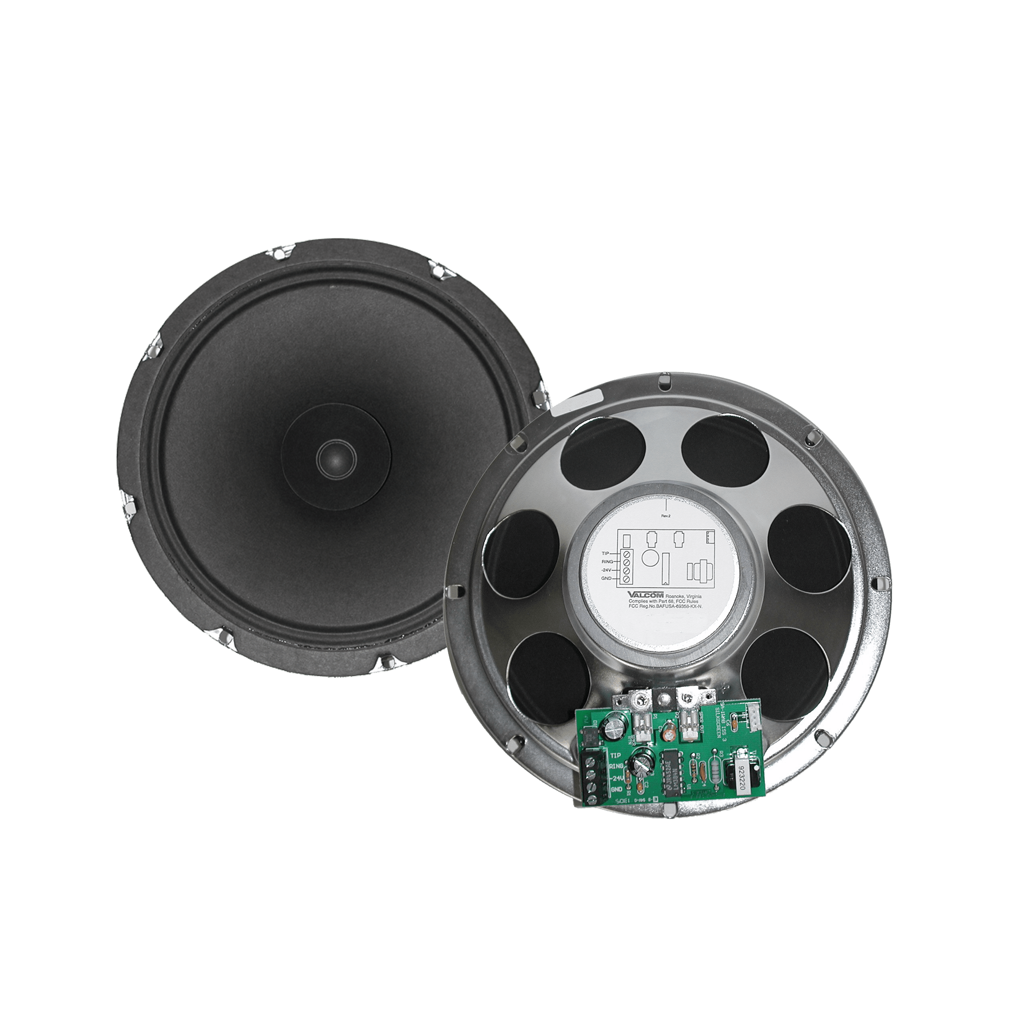 Valcom VSA - 1020C 8 Amplified Ceiling Speaker W/o Grille VSA-1020C - The Telecom Spot