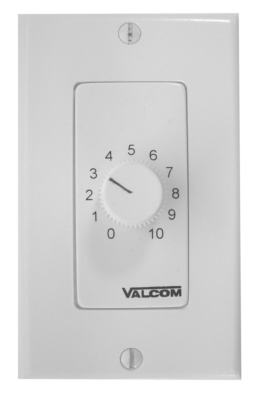 VALCOM Wall Mount Volume Control- Dec V-2992-W - The Telecom Spot