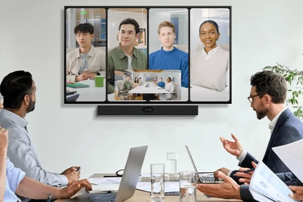 Logitech Rally Bar + Tap IP 4K Video Bar | Medium-Large Rooms Logitech Rally Bar + Tap IP 4K Video Bar | Medium-Large Rooms