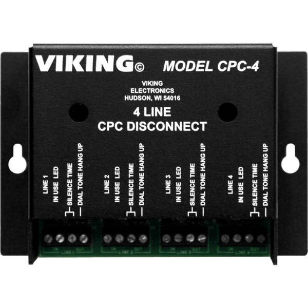 Viking CPC - 4 4 - Line CPC Disconnect Generator – Adds Reliable Disconnect Signal to Analog PABX Stations CPC-4 - The Telecom Spot