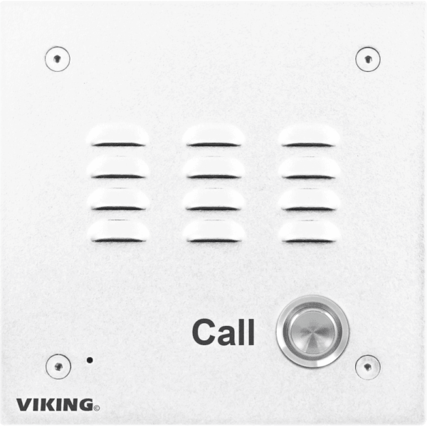 Viking E - 10 - WHA - EWP Entry Phone with White Aluminum Faceplate and Enhanced Weather Protection (EWP) E-10-WHA-EWP - The Telecom Spot