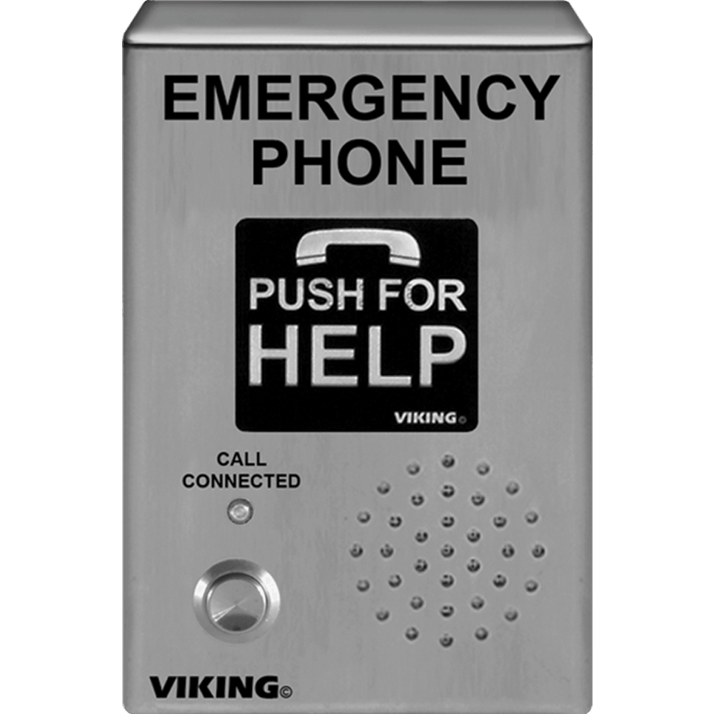 Viking E - 1600 - 03B ADA Compliant Surface Mount Emergency Phone – Hands - Free with Voice Announcer E-1600-03B - The Telecom Spot