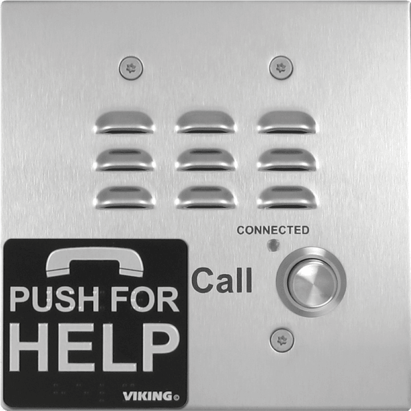 Viking E - 1600 - 32A - EWP ADA Compliant Double Gang Stainless Steel Emergency Phone with Enhanced Weather Protection E-1600-32A-EWP - The Telecom Spot