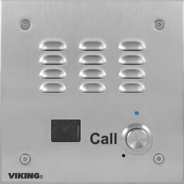 Viking E - 35 - IP VoIP Entry Phone with Color Video Camera – SIP Door Intercom with Relay Control E-65-PB - The Telecom Spot