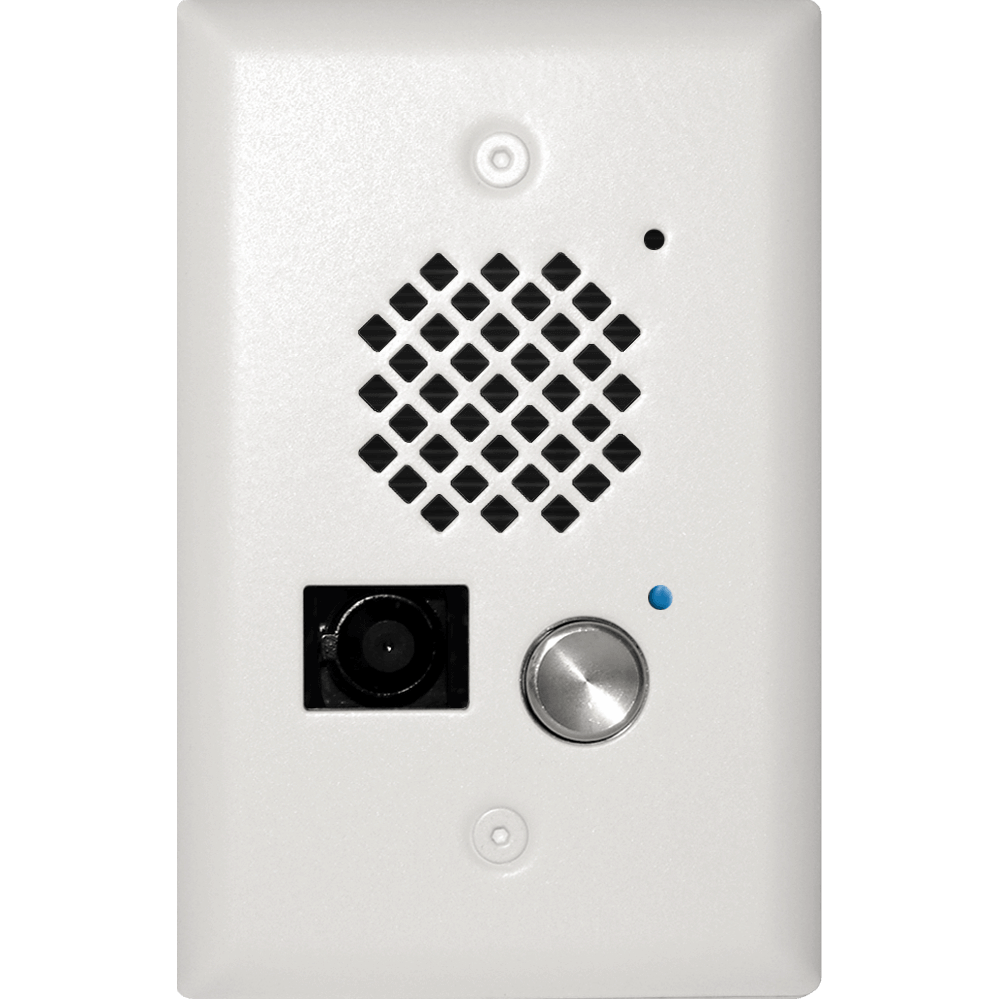 Viking E - 50 - WH - EWP Single Gang White Video Entry Phone with Camera & Enhanced Weather Protection (EWP) E-50-WH-EWP - The Telecom Spot