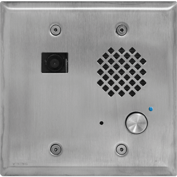 Viking E - 65 - SS Double Gang Entry Phone with Color Video Camera – Brushed Stainless Steel E-65-SS - The Telecom Spot