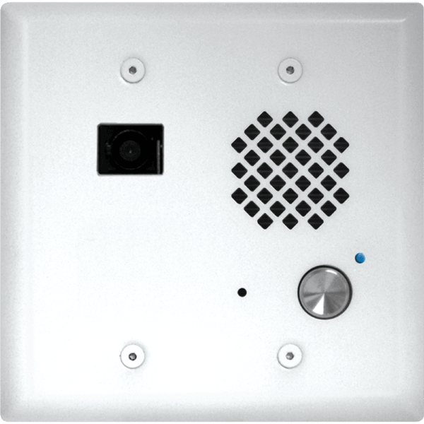 Viking E - 65 - WH Double Gang Video Entry Phone with Color Camera – Satin White Finish E-65-WH - The Telecom Spot