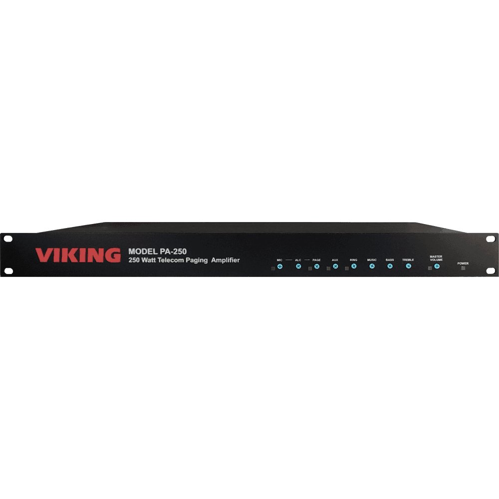 Viking Electronics 250 Watt Telecom Paging Amplifier PA-250 - The Telecom Spot