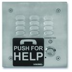 Viking Electronics ADA Compliant Stainless Steel Emergency Phone with Dialer and Voice Announcer with Enhanced Weather Protection (EWP) E-1600-30A-EWP - The Telecom Spot