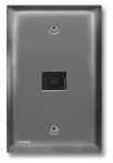 Viking Electronics Brushed Stainless Steel Single Gang Compact Color Video Camera Kit VCAM-2-SS - The Telecom Spot