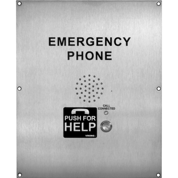 Viking Electronics E - 1600 - 02 - IPEWP VoIP ADA Stainless Steel Emergency Phone EWP E-1600-02-IPEWP - The Telecom Spot