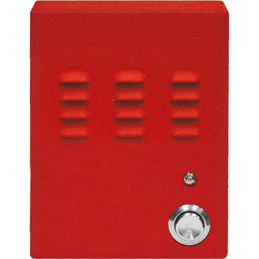 Viking Electronics E-1600-40A Plain Red Emergency Phone E-1600-40A - The Telecom Spot