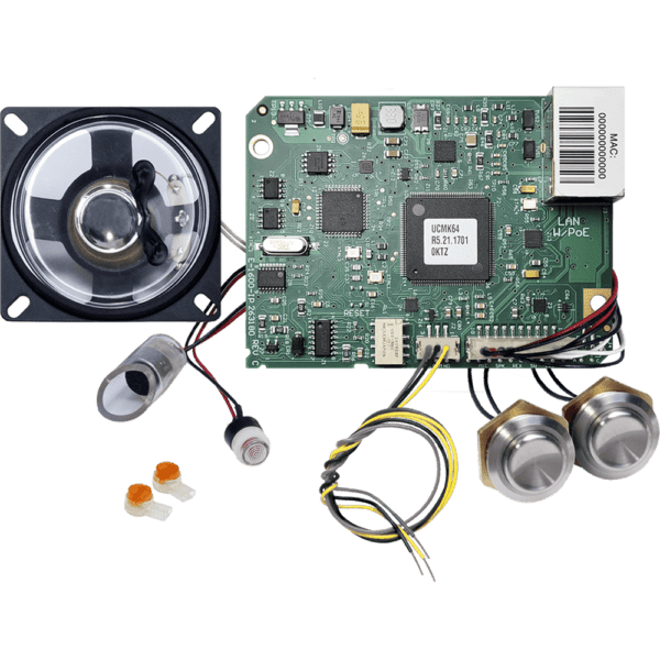 Viking Electronics E - 1600 - 52 - IP VoIP Parts Kit for E - 1600 - IP Phone includes: Circuit Board 2 Buttons Speaker Wire Harness E-1600-52-IP - The Telecom Spot