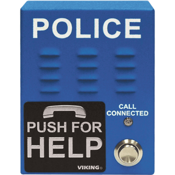 Viking Electronics E - 1600 - 60A ADA Compliant Blue Emergency "Police" Phone E-1600-60A - The Telecom Spot