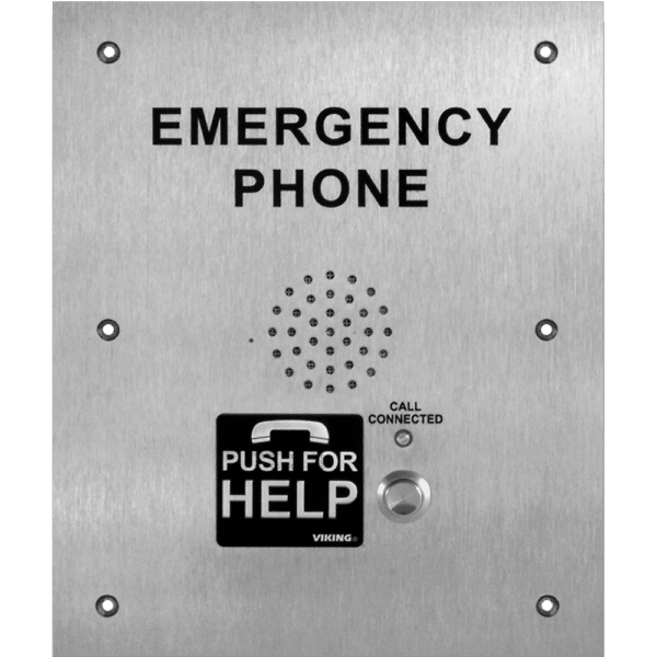 Viking Electronics E - 1600 - TP - IPEWP VoIP ADA Compliant Stainless Steel Emergency Phone for Talk - A - Phone Applications EWP E-1600-TP-IPEWP - The Telecom Spot