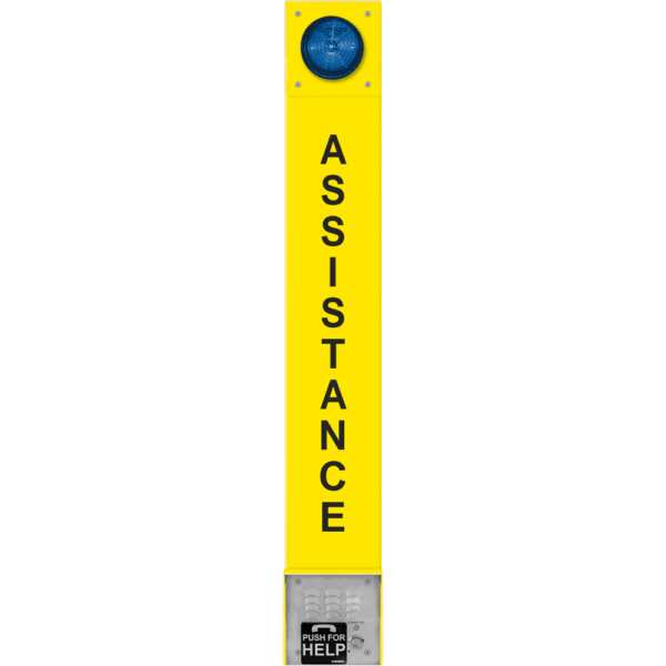 Viking Electronics E - 1600A - AST - EWP ADA Compliant Assistance Tower Phone with LED Beacon and Strobe Light EWP E-1600A-AST-EWP - The Telecom Spot