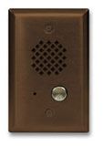 Viking Electronics Oil Rubbed Bronze Entry Phone with Automatic Disconnect and Blue LED E-40BN - The Telecom Spot