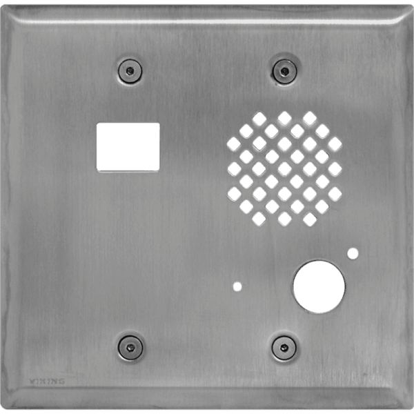 Viking Electronics PNL65 - SS E - 65 Replacement Faceplate Brushed Stainless Steel PNL65-SS - The Telecom Spot