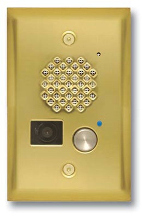 Viking E-50-PB Entry Phone with Color Video Camera – Polished