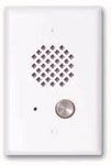 Viking Electronics Satin White Entry Phone with Automatic Disconnect and Blue LED E-40-WH - The Telecom Spot