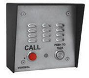 Viking Electronics Stainless Steel Handsfree Phone with Dialer and Push-To-Talk Button E-30-PT - The Telecom Spot