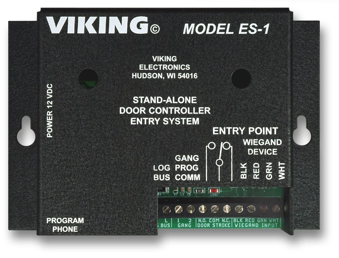 Viking Electronics Stand Alone Door Entry Controller for Use with Wiegand Device (Not Included) ES-1 - The Telecom Spot