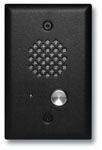 Viking Electronics Textured Black Entry Phone with Automatic Disconnect and Blue LED with Enhanced Weather Protection (EWP) E-40-BK-EWP - The Telecom Spot