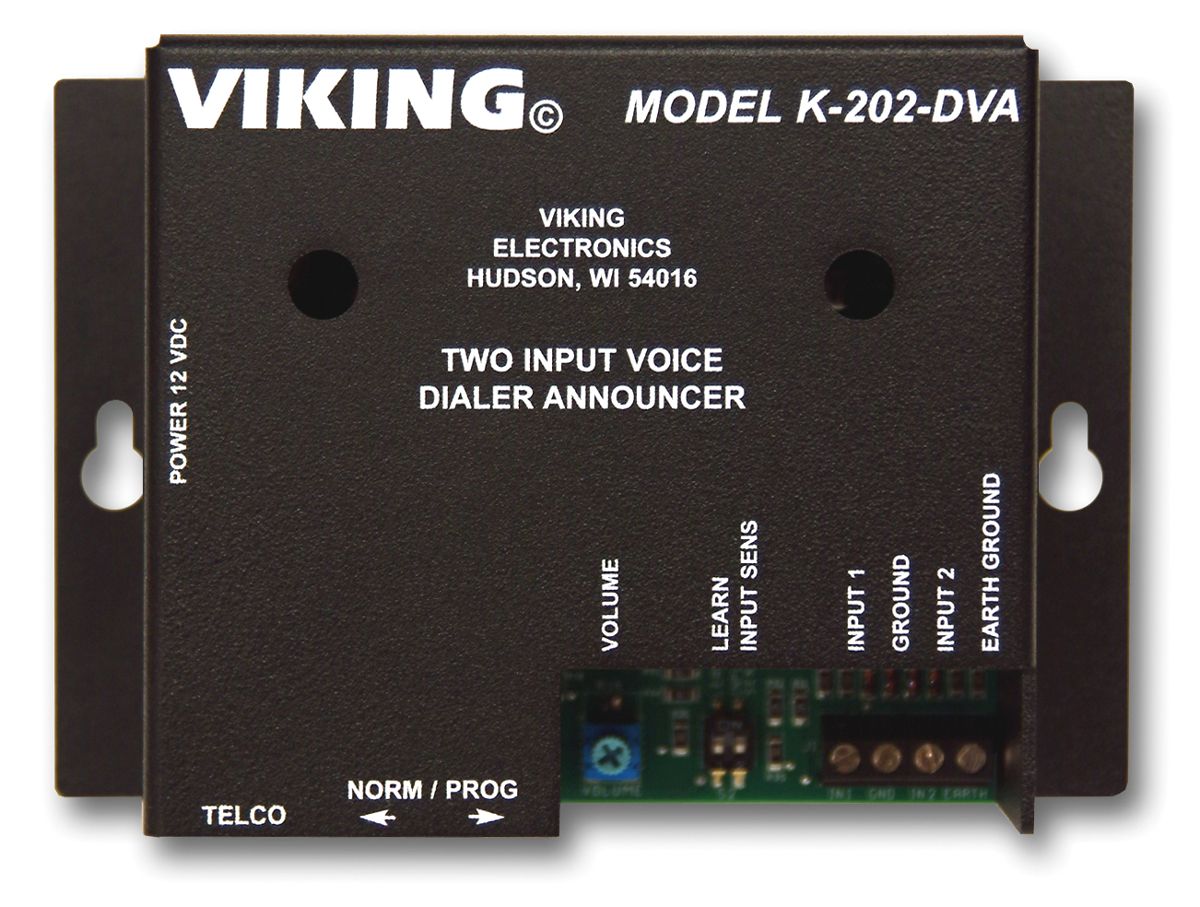 Viking Electronics Two Input Voice Dialer/Announcer K-202-DVA - The Telecom Spot