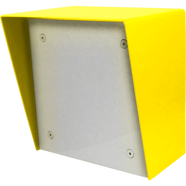Viking Electronics VE - 5X5 - PNL - YL Surface Mount Enclosure 5X5 Chassis in Yellow with Blank Panel VE-5X5-PNL-YL - The Telecom Spot